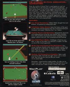 Virtual Pool - Box - Back (United States) - 643x800