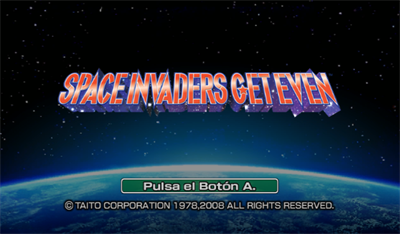 Space Invaders Get Even - Screenshot - Game Title (Spain) - 785x460