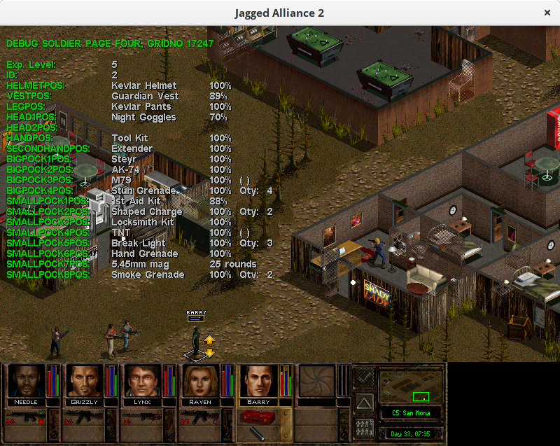 Illustration of Jagged Alliance 2 Stracciatella