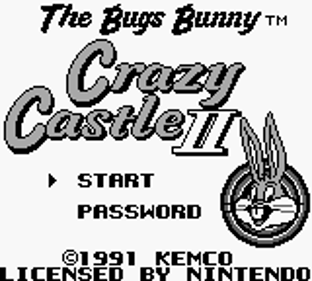 Bugs Bunny Crazy Castle 2 DX - Screenshot - Game Title (World) - 160x144
