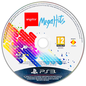 SingStar MegaHits - Fanart - Disc (Australia) - 1000x1000