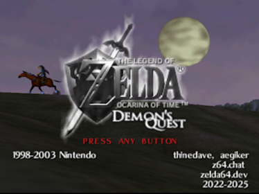 The Legend of Zelda: Demon's Quest - Screenshot - Game Title (World) - 320x240