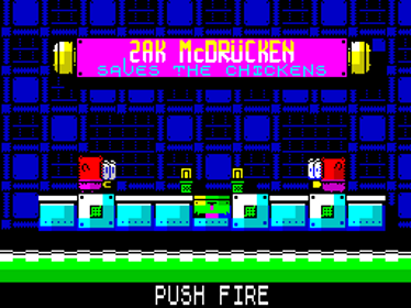 Zak McDrucken Saves The Chickens - Screenshot - Game Select (World) - 256x192