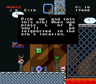 Super Mario World: Hack 1 2 - Screenshot - Gameplay (null) - 256x224