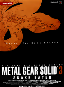 Metal Gear Solid 3: Snake Eater - Advertisement Flyer - Front - 1700x2312