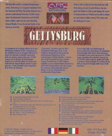 Gettysburg (1990) - Box - Back (Europe) - 661x800