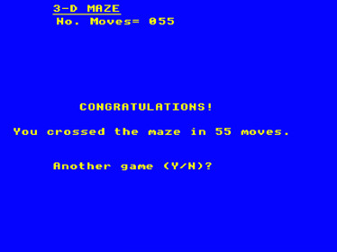 3D-Maze - Screenshot - Game Over (null) - 1024x768