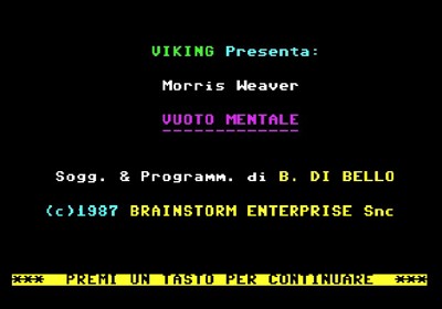 Morris Weaver: Vuoto Mentale - Screenshot - Game Title (null) - 621x435