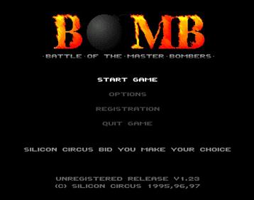 BOMB: Battle of the Master Bombers - Screenshot - Game Title (null) - 698x547