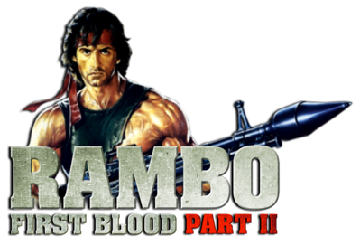Rambo First Blood: Part II - Clear Logo (null) - 660x448