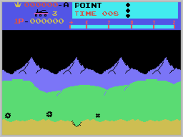 Moon Patrol (Collectorvision Games) - Screenshot - Gameplay (World) - 256x192