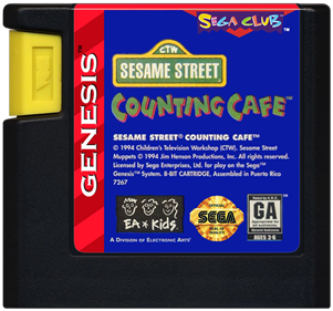 Sesame Street Counting Cafe - Cart - Front (North America) - 761x709