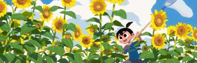 Natsu-Mon: 20th Century Summer Kid - Banner (World) - 3840x1240