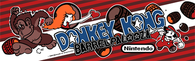 Donkey Kong Barrelpalooza - Arcade - Marquee (null) - 1461x461