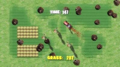Lawnmower vs Zombies - Screenshot - Gameplay (World) - 1000x562