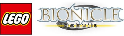 LEGO Bionicle: The Legend of Mata Nui Rebuilt - Clear Logo (World) - 1453x427