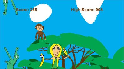 Flappy Monkey - Screenshot - Gameplay (World) - 1000x562