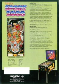 Cirsa Sport 2000 - Advertisement Flyer - Back (Spain) - 1200x1697