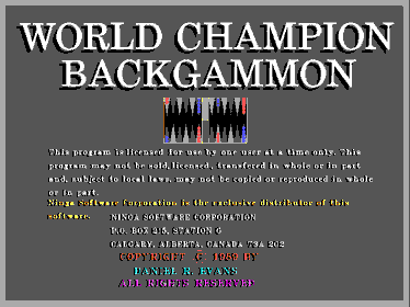World Champion Backgammon - Screenshot - Game Title (null) - 640x480