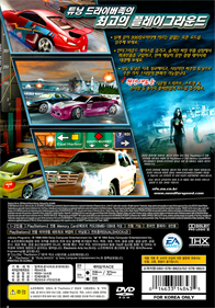 Need for Speed: Underground 2 - Box - Back (Korea) - 750x1070