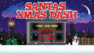 Santa's Xmas Dash - Screenshot - Game Title (World) - 1000x562