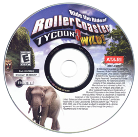 RollerCoaster Tycoon 3: Wild! - Disc - 806x800