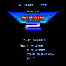 Nemesis '95 Gradius 2 - Screenshot - Game Select (World) - 960x963