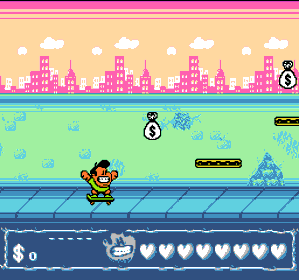 Skatemasta Tcheco - Screenshot - Gameplay (World) - 256x240