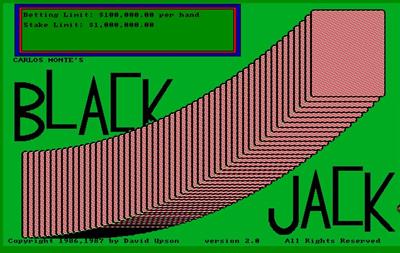 Carlos Monte's Blackjack & Solitaire - Screenshot - Game Title (null) - 636x403