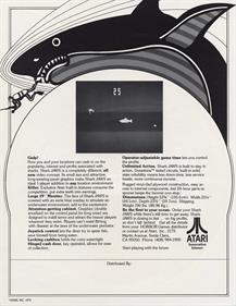 Shark JAWS - Advertisement Flyer - Back (North America) - 1280x1657