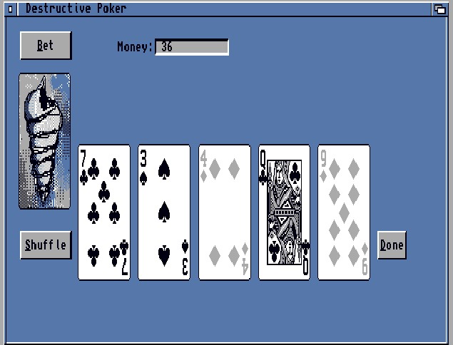 Illustration of Destructive Poker