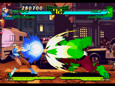 Marvel Super Heroes vs. Street Fighter - Screenshot - Gameplay (null) - 640x480