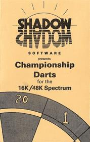 Championship Darts - Box - Front (Europe) - 572x899