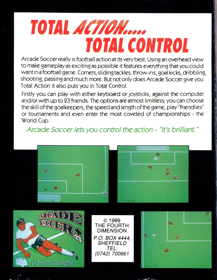 Arcade Soccer - Box - Back (United Kingdom) - 1204x1552