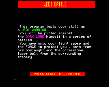 Jedi Battle - Screenshot - Game Title (null) - 640x512
