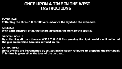 Once Upon A Time In The West - Arcade - Controls Information (null) - 1920x1080