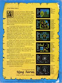 Questron: A Fantasy Adventure Game - Box - Back (North America) - 800x1062