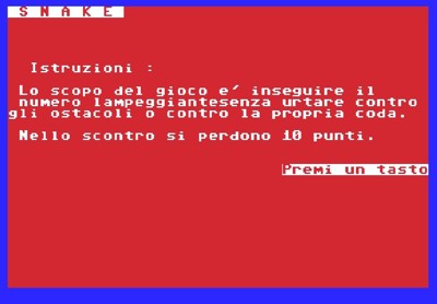 Snake (Gruppo Editoriale Jackson) - Screenshot - Game Title (null) - 621x432
