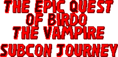 The Epic Quest Of Birdo The Vampire Subcon Journey - Clear Logo (World) - 2150x1040