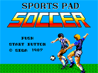 Great Soccer: The Mega Cartridge - Screenshot - Game Title (Japan) - 256x192