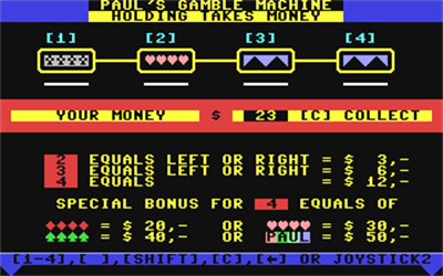 Paul's Gamble Machine - Screenshot - Gameplay (null) - 320x200