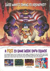 Cap'n Crunch's Crunchling Adventure - Advertisement Flyer - Front (null) - 519x738