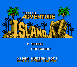 Tina's Adventure Island IV - Screenshot - Game Title (null) - 256x224