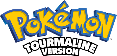 Pokemon Tourmaline Version - Clear Logo (World) - 3220x1550