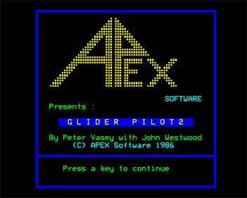 Glider Pilot 2 - Screenshot - Game Title (null) - 640x512