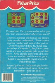 Fisher-Price: I Can Remember - Box - Back (North America) - 536x800