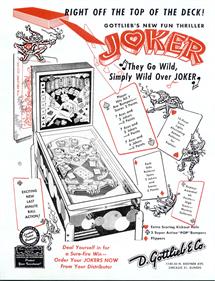 Joker - Advertisement Flyer - Front (North America) - 884x1153