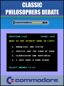 Classic Philosophers Debate - Fanart - Box - Front (null) - 798x1072