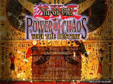Yu-Gi-Oh! Power of Chaos: Yugi the Destiny - Screenshot - Game Title (null) - 800x600