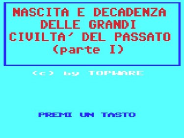 Civiltà del Passato: Prima Parte - Screenshot - Game Title (null) - 596x446